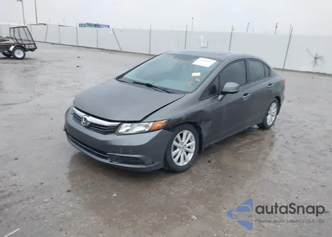 2012 Honda Civic Ex from USA, damaged, VIN 2HGFB2F86CH573662